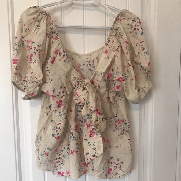 Vero Moda Floral Print Top - Picture 2 of 2